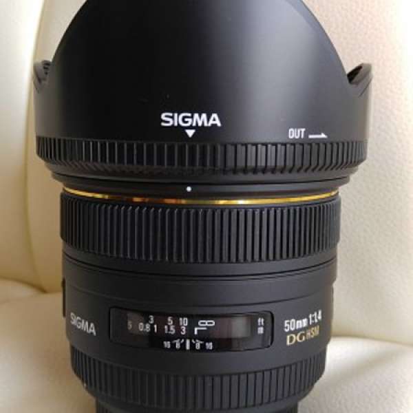 Sigma 50mm F1.4 (SA mount , Non Art) EX DG HSM
