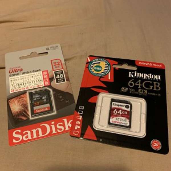 SanDisk / Kingston SD card 32g or 64g