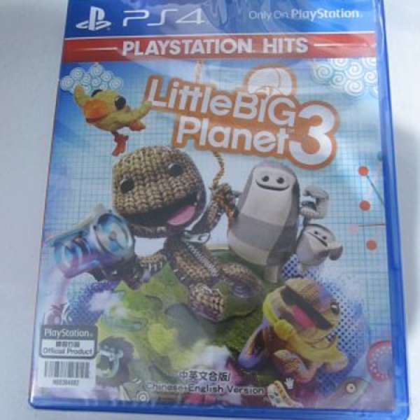 全新 PS4 - 小小大星球3 HITS (Little Big Planet 3) (中/英)