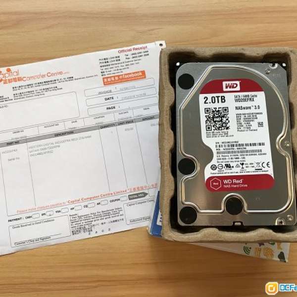 WD WD20EFRX 2TB NAS HDD