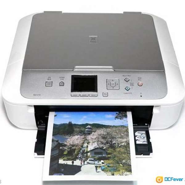 合家用出稿出單copy印相用5色墨盒無塞頭良好8成幾新Canon MG 5770 Scan printer<可a...