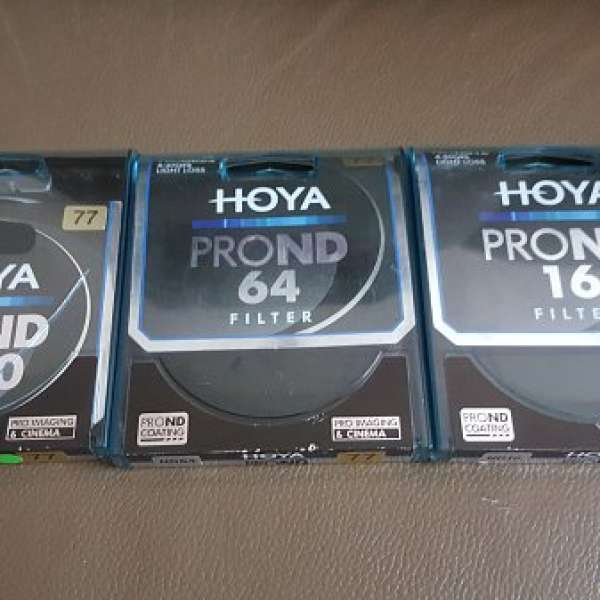 Hoya pro ND filter 77mm 極少用冇花 nd 16 nd 64 nd 1000