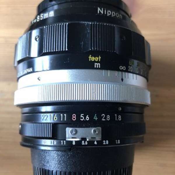 Nikon Auto H 85mm F1.8 原裝Ai環