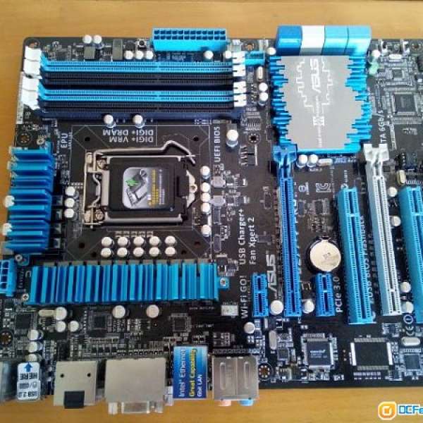 (高階Z77) ASUS P8Z77-V PRO底板連背板 (運作正常 已更新bios 2104)