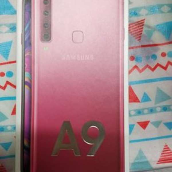 99.9%new samsung 三星A9 2018 6GB樱粉紅 有單有盒全套 不是A7
