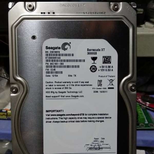 Seagate 3Tb Hard Disk