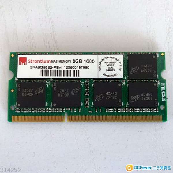 DDR3 1600 8GB NoteBook Ram