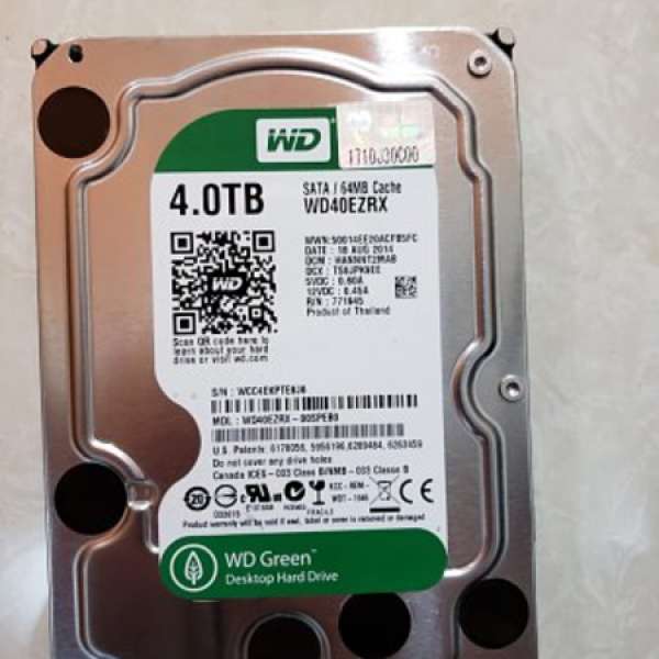 WD 4TB Green 100% work