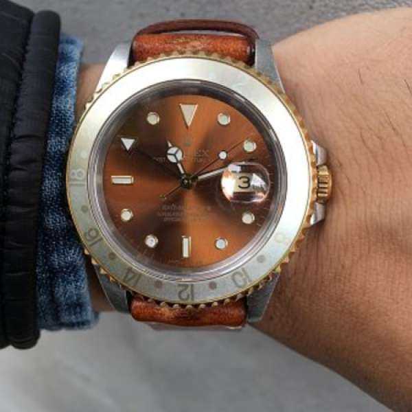 Rolex GMT master II 16713 root beer