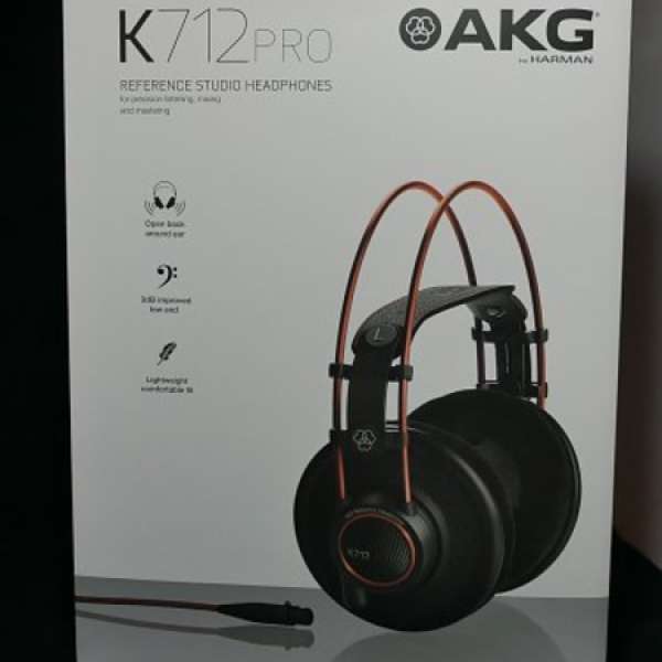 AKG K712 全套連Oyaide升級線