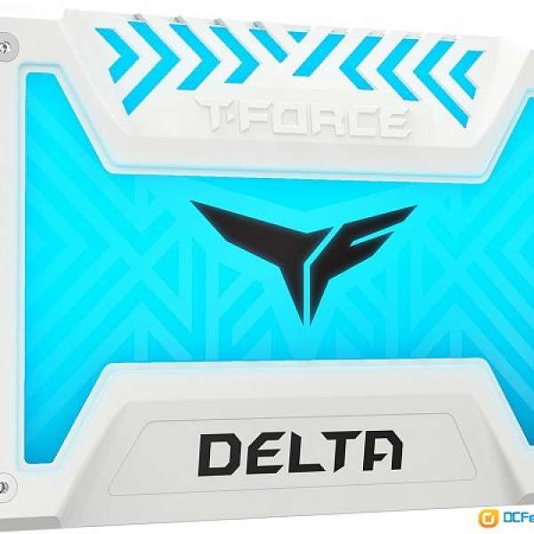 100% new, 未開盒,水貨500gb T-FORCE DELTA R RGB SSD (Rainbow) 2.5"  - wHITE