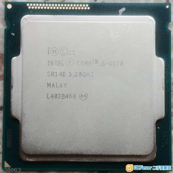 i5 4570 CPU + GA-H81M-DS2主板