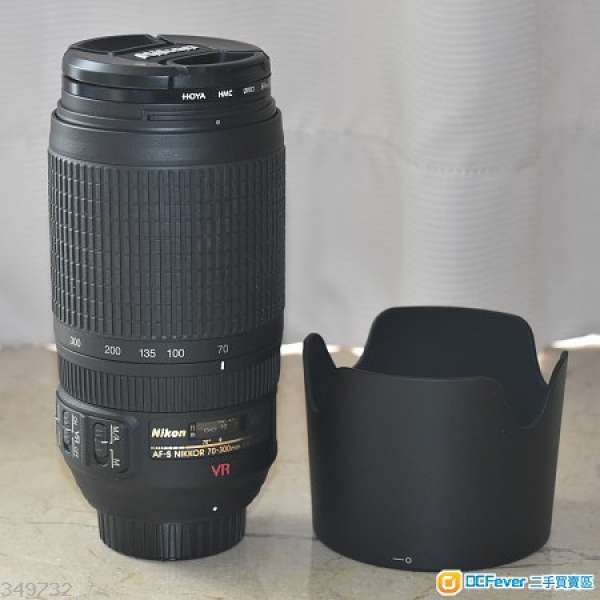 Nikon AF-S VR 70-300mm F4.5-5.6G, 一手行貨，極新净少用, 連 filter