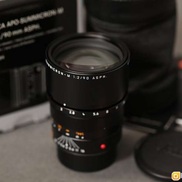 FS: Leica 90mm Summicron-M f/2 APO ASPH Lens (6-bit) black (11884)