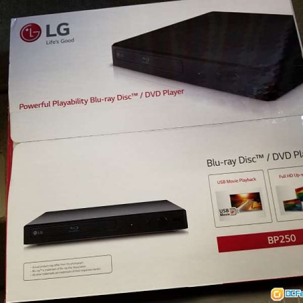 LG BP250 Blu-ray Disc/DVD Player