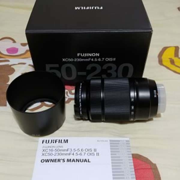 Fujifilm XC50-230mm OIS II 9成幾新, full box set 行貨, 剛過保