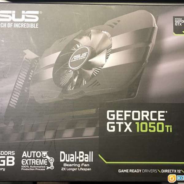 ASUS Phoenix GeForce GTX 1050 Ti 4GB