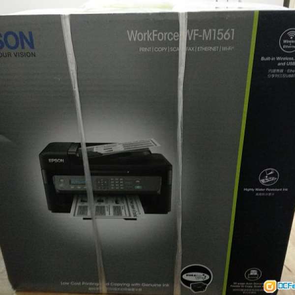 全新 Epson WorkForce WF-M1561 (4合1) 噴墨打印機 售$600