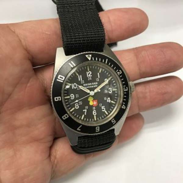 軍迷收藏SWISS RAID COMMANDO (SRC) 軍用潛水石英手錶