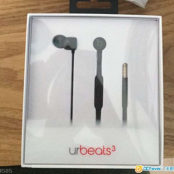 (全新未開封）urBeats3 黑色 3.5mm插頭