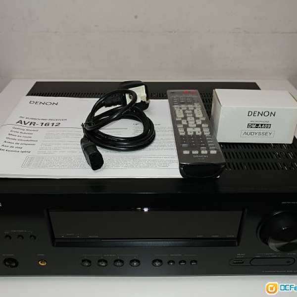 Denon AVR-1612 5.1聲道AV擴音機 HDMI (注意 ***突然開唔到機***)