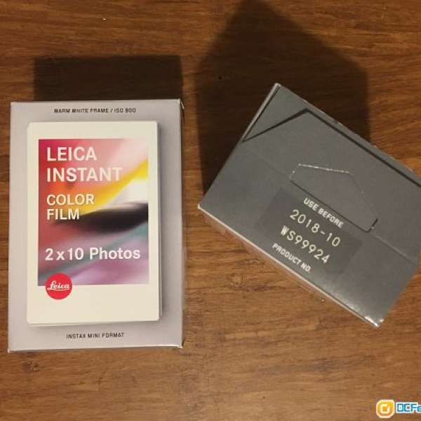 Leica 即影即有 菲林 ISO 800 彩色 孖裝 fujifilm instant