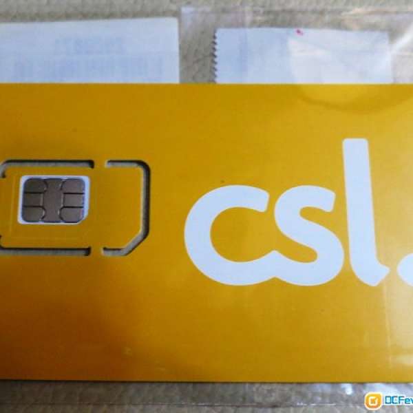 CSL 4G/3G 話音及數據全功能 儲值卡 SIM Card 內存$475 (低於半價)