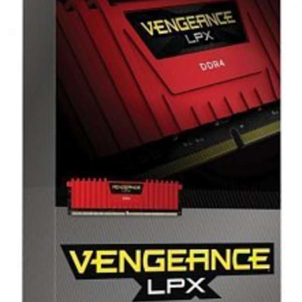 全新Vengeance® LPX 32GB (2x16GB) DDR4 DRAM 2400MHz C14 Memory Kit - Red