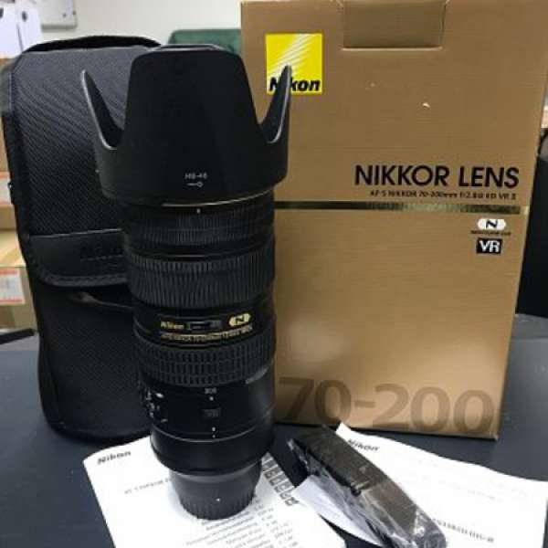 Nikon AF-S 70-200 F2.8G VRII 小黑六