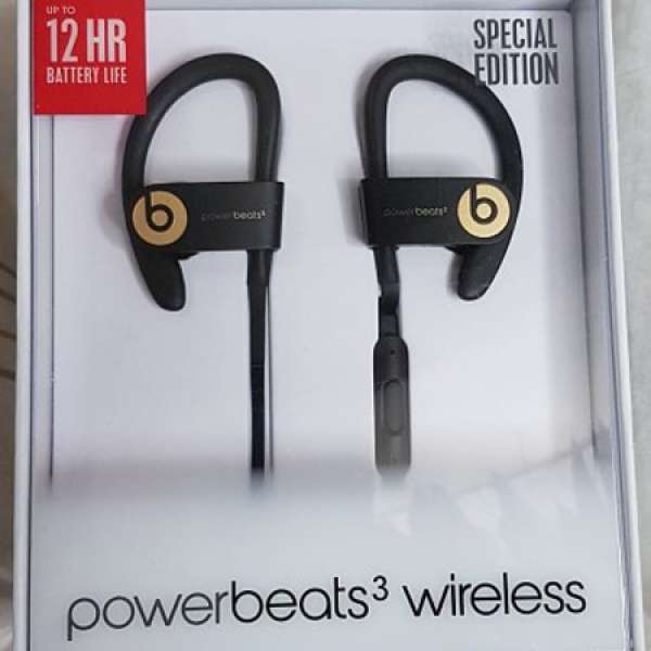 全新未拆 Powerbeats3 Wireless 耳機  型黑色 beats 3
