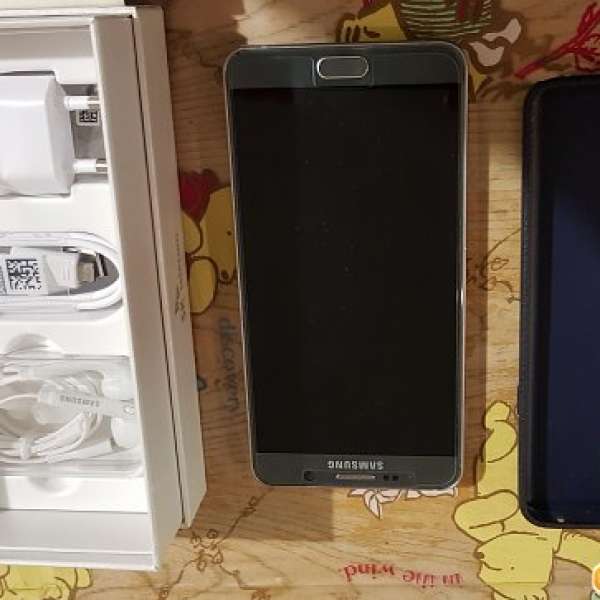 賣新淨 Samsung Note5 64GB 銀色 韓水有盒有單齊配件