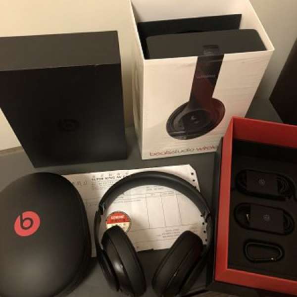 99% 新 行貨beats studio wireless Matt Black special edition