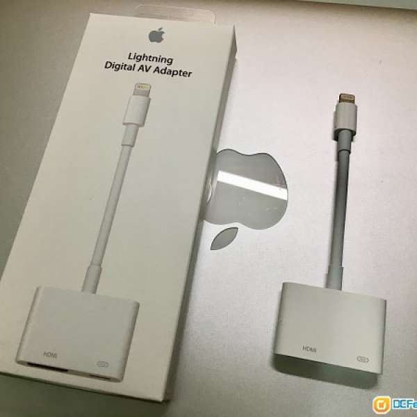 Lightning To HDMI Digital AV Connector (Iphone/ Ipad) （帶保養到2018年9月）