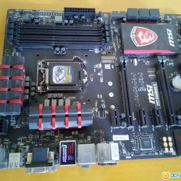 (新淨) MSI Z97 GAMING 5 連背板 (100% WORK BIOS已更新)