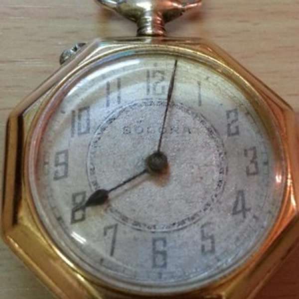 己損壞 古舊  solora 百年老鉈錶,只售HK$700(不議價)