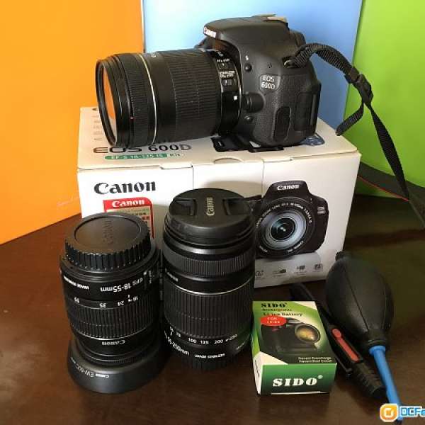 Canon EOS 600D 加鏡頭