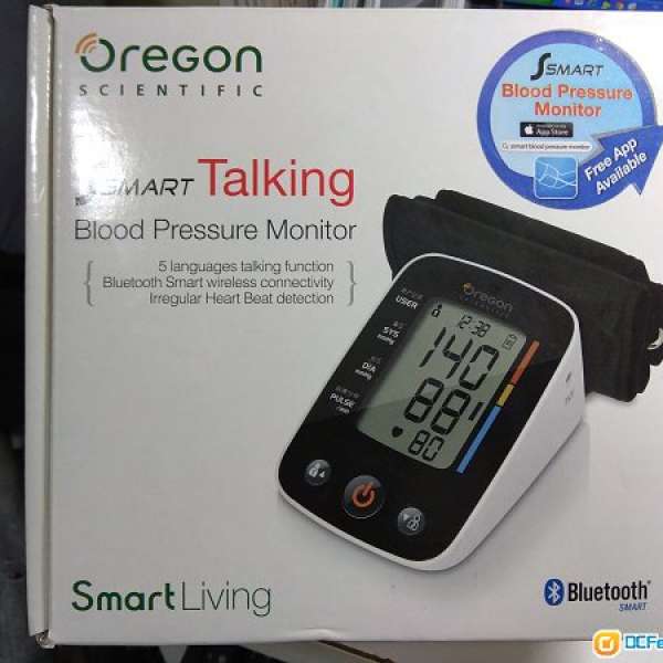 全新未開封 Oregon 智能發聲血壓計 機型:BPU321OS