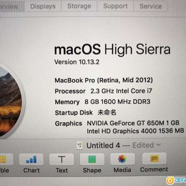 Macbook Pro 15吋 2012 Retina i7 GT650M 可換12寸 Macbook