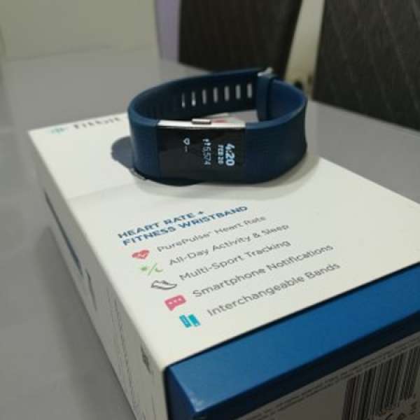 Fitbit charge 2 blue large