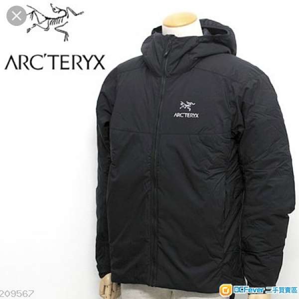 85%New Arctery’x Atom AR Hoody Black small size