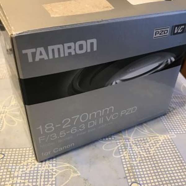 Tamron 18-270mm F3.5-6.3 Di II VC PZD Canon mount