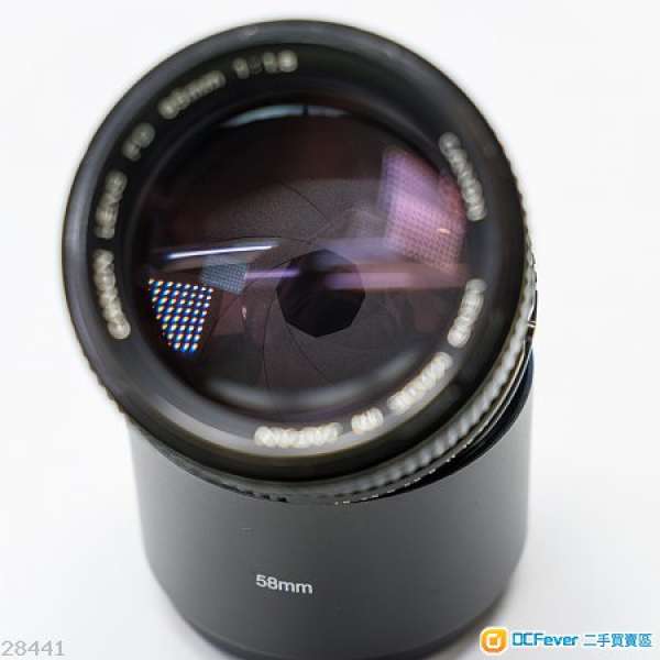 Canon FD 85mm f/1.8 (連FD-NEX接環)