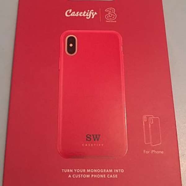 iPhone casetify (all IPhone style case) gift card可印自己名