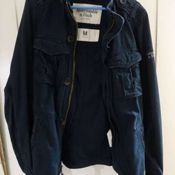 Abercrombie & Fitch A&F Navy 外套 Size: M 100%real and 95%new
