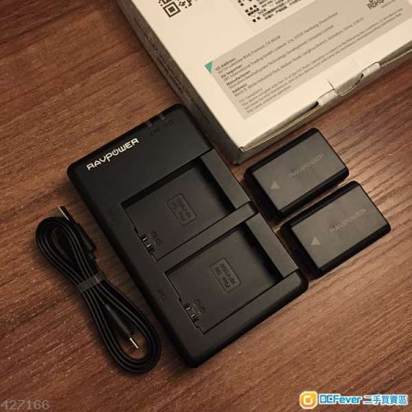 超輕超薄 USB Sony NP-FW50 Charger 連兩粒NP-FW50 代用電 (只要尿袋就可充電) A7...