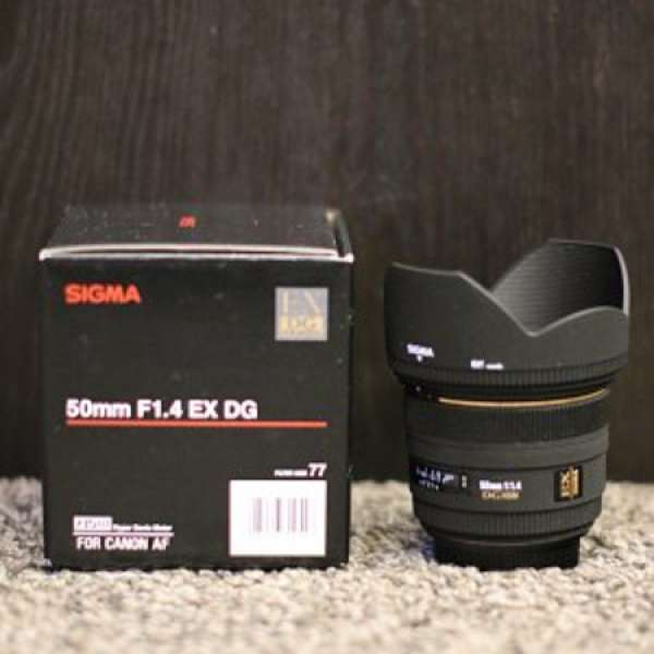 Sigma 50mm 定焦鏡 F1.4 EX DG canon mount