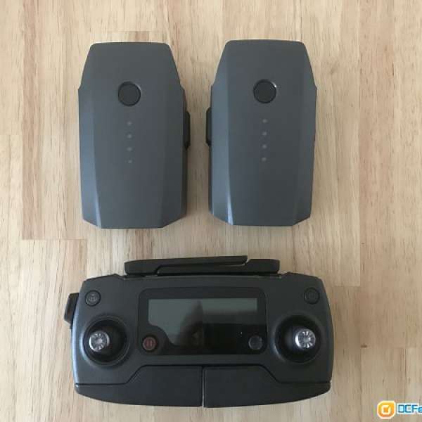 DJI Mavic Pro 配件 (遙控器x1,電池x2,AC / CAR charger x1及配件s)