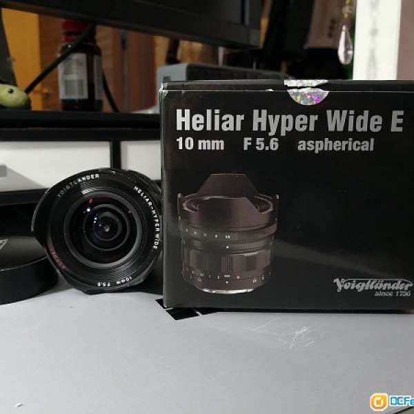 Voigtlander 10mm f5.6 e mount Heliar Hyper Wide Aspherical lens