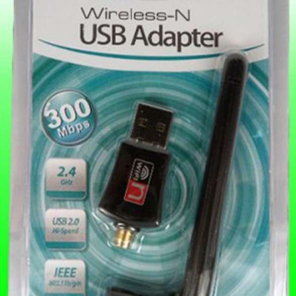 全新USB 300M 無線網卡隨身WIFI穿牆接收器