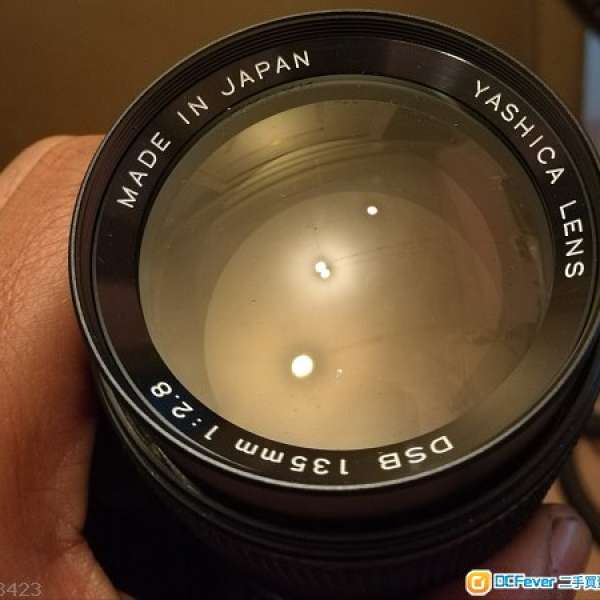 yashica lens 135mm f2.8 cy mount